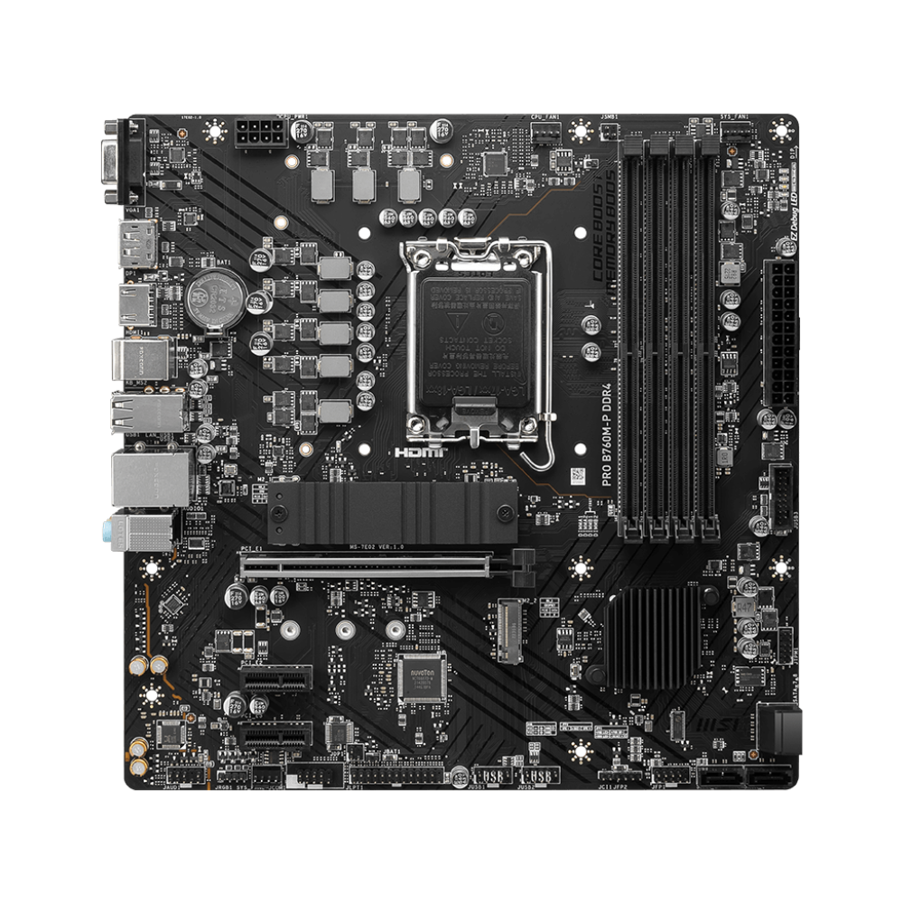 Motherboard Intel MSI Pro B760M-P DDR4 (LGA1700)