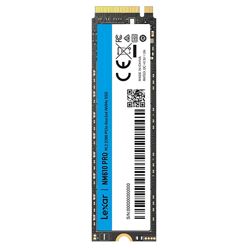 Lexar NM610 PRO 500GB PCIe NVMe M.2 SSD