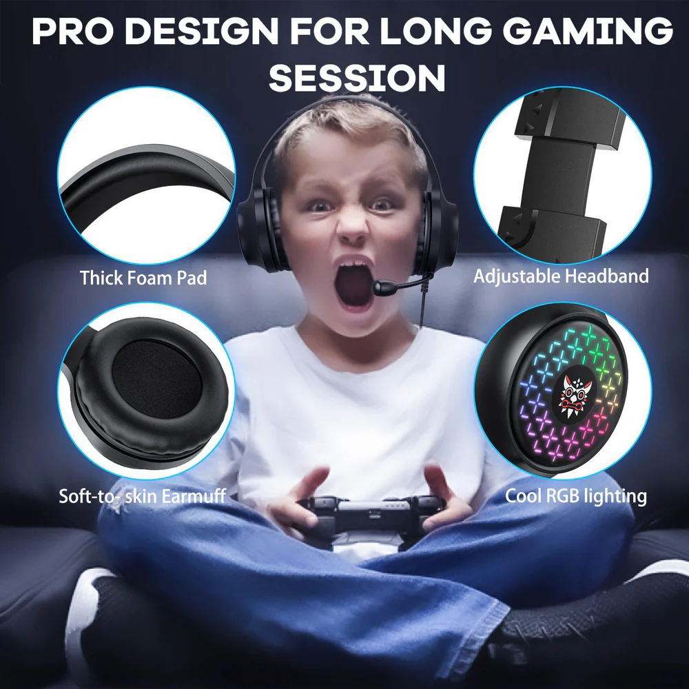 Headphone Wired Onikuma X7 PRO (Two Socket With Convert + USB)