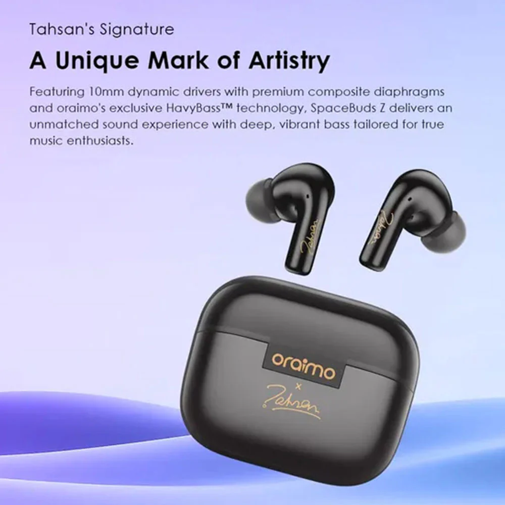 Oraimo SpaceBuds Z OTW-625 ANC Earbuds - Light Gold