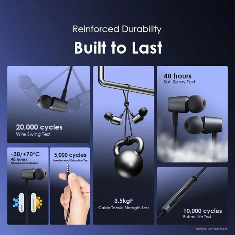 Oraimo Trumpet 3 OEP-E40 Earphone Wired (3.5mm) - Black