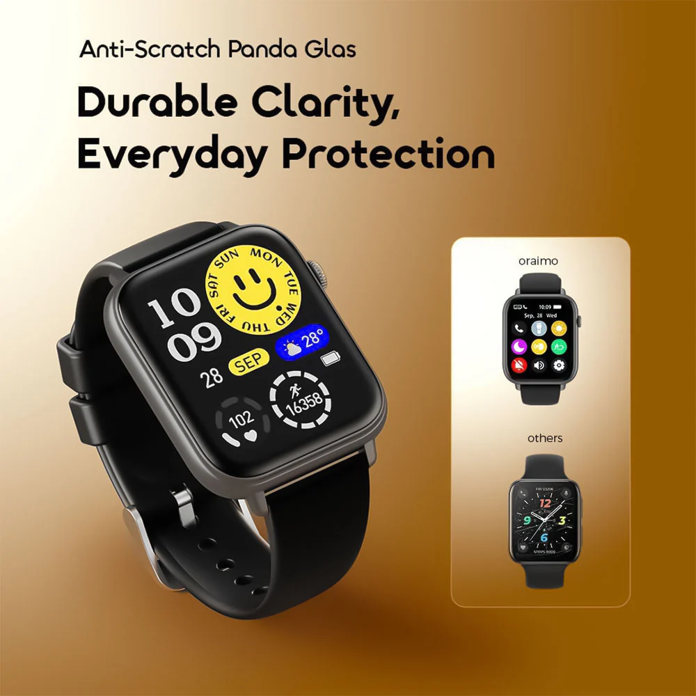 Oraimo Watch 6N OSW-8000N Smart Watch - Black