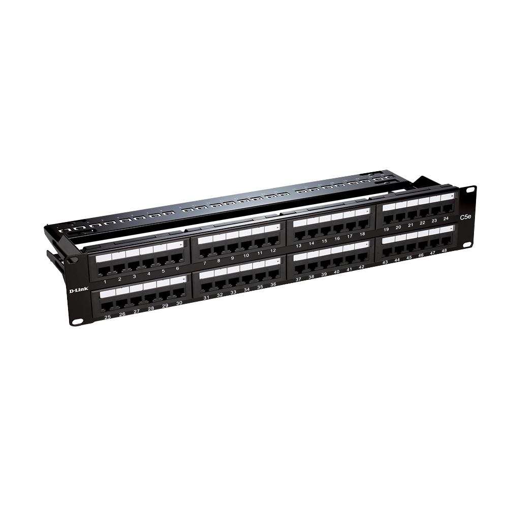 Patch Panel 48 Port D-LINK NPP-C61BLK241 Cat6