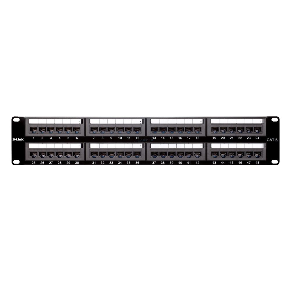 Patch Panel 48 Port D-LINK NPP-C61BLK241 Cat6