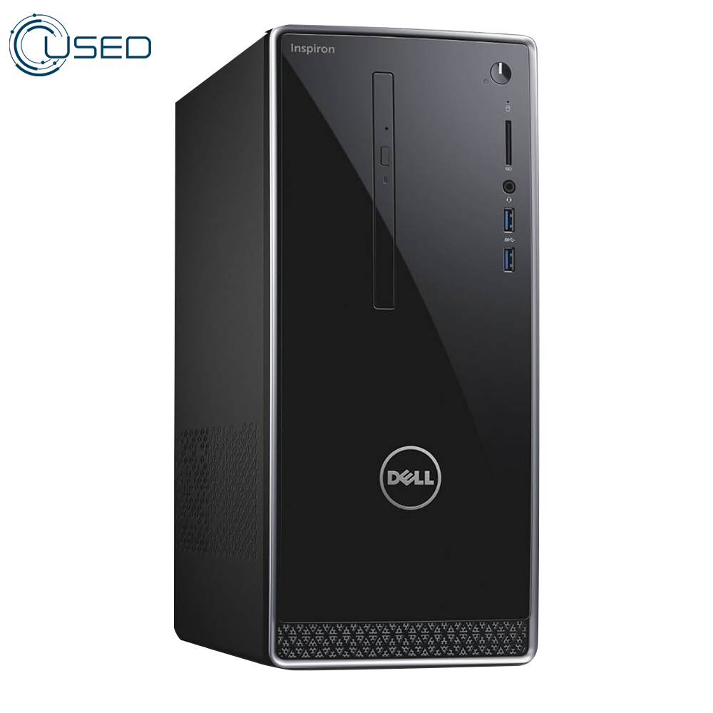 PC USED TOWER DELL INSPIRON  3650 (I3/6100 - 8G DDR3L - 500G HDD - INTEL  HD GRAPHICS 520 - WIFI - DVD)