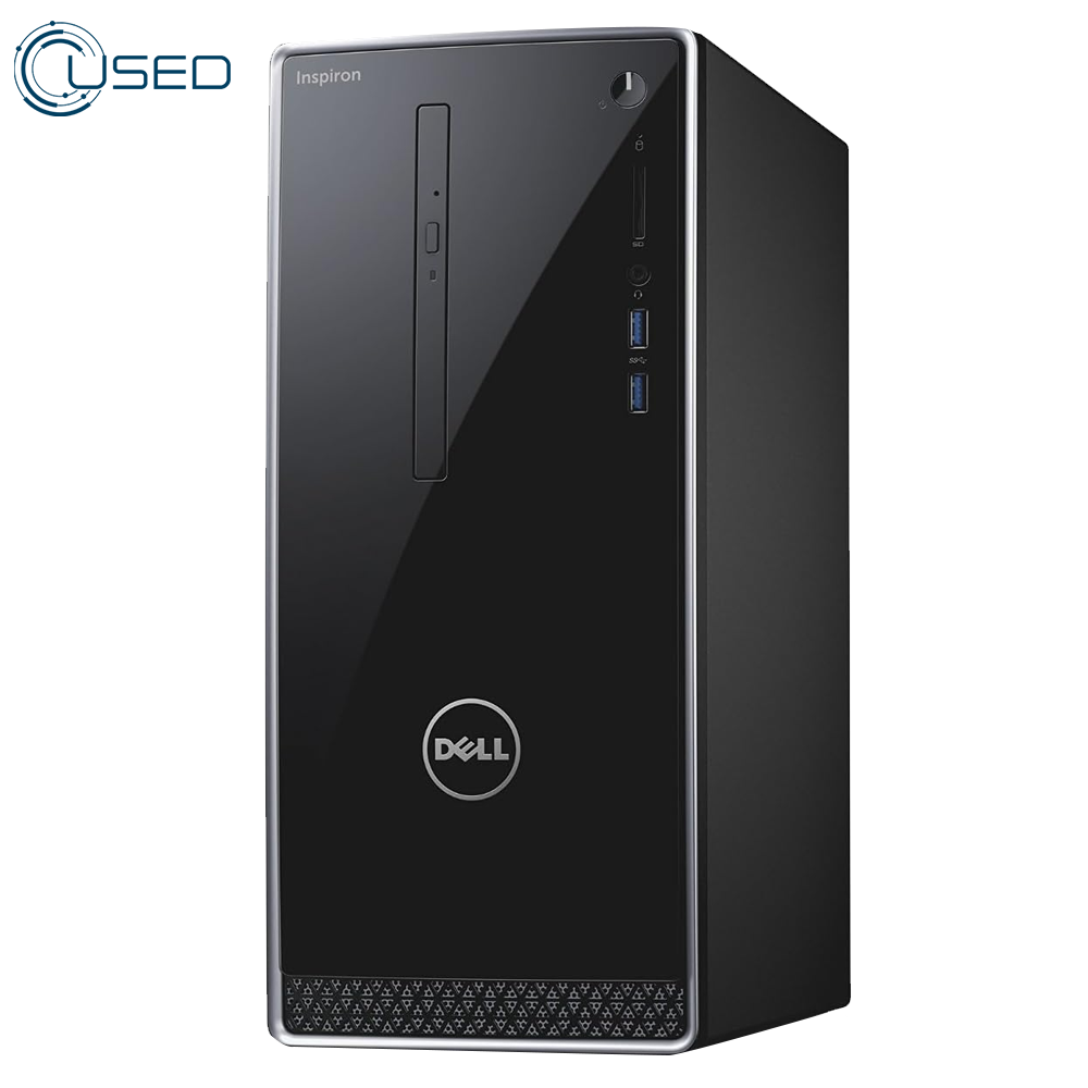 PC USED TOWER DELL INSPIRON  3650 (I3/6100 - 8G DDR3L - 500G HDD - INTEL  HD GRAPHICS 520 - WIFI - DVD)