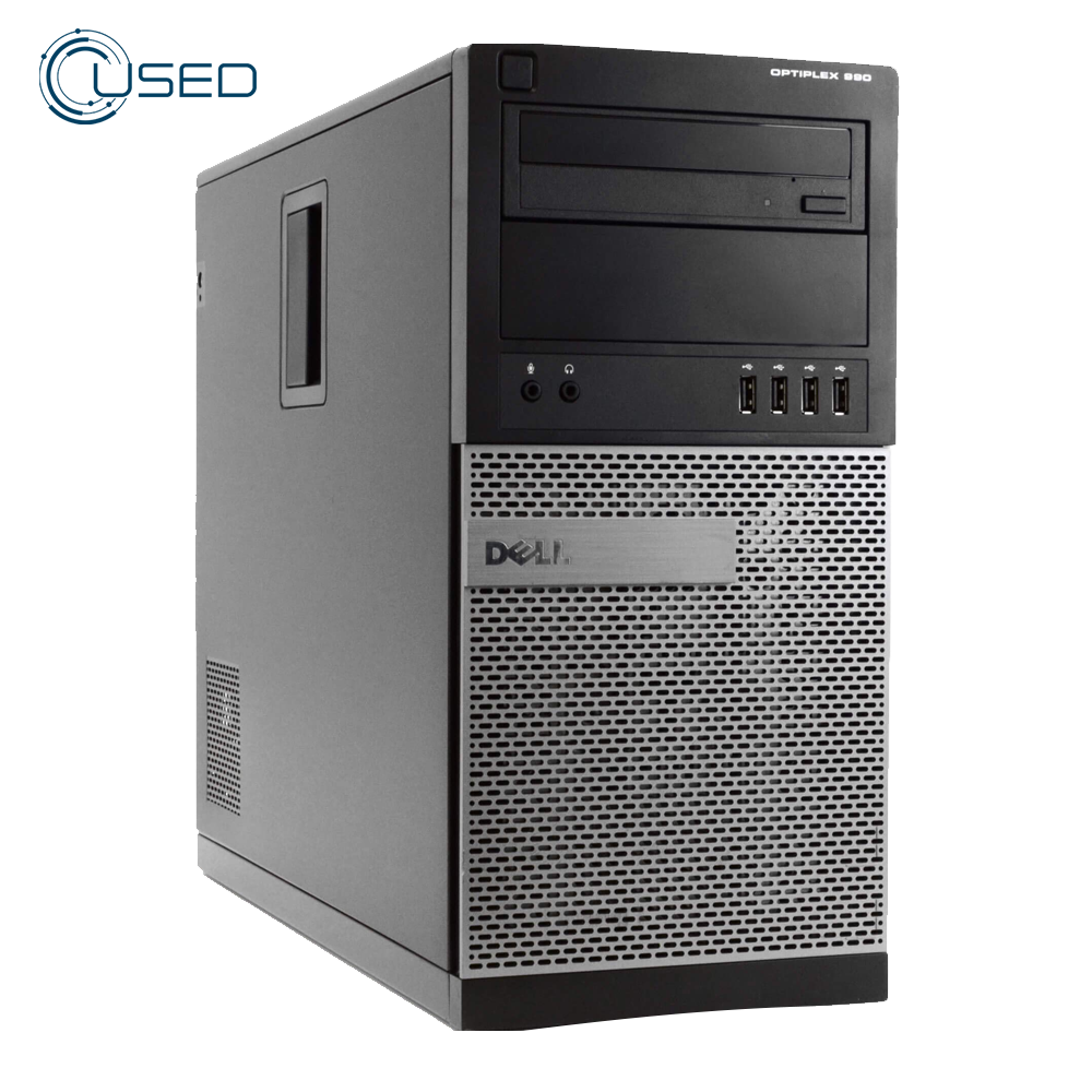 PC USED TOWER DELL OPTIPLEX 990 (I7/2600 - 4G DDR3 - 500G HDD - INTEL - DVD)