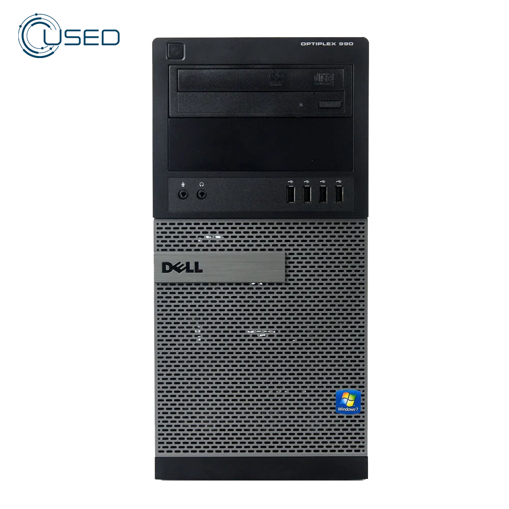 PC USED TOWER DELL OPTIPLEX 990 (I7/2600 - 4G DDR3 - 500G HDD - INTEL - DVD)