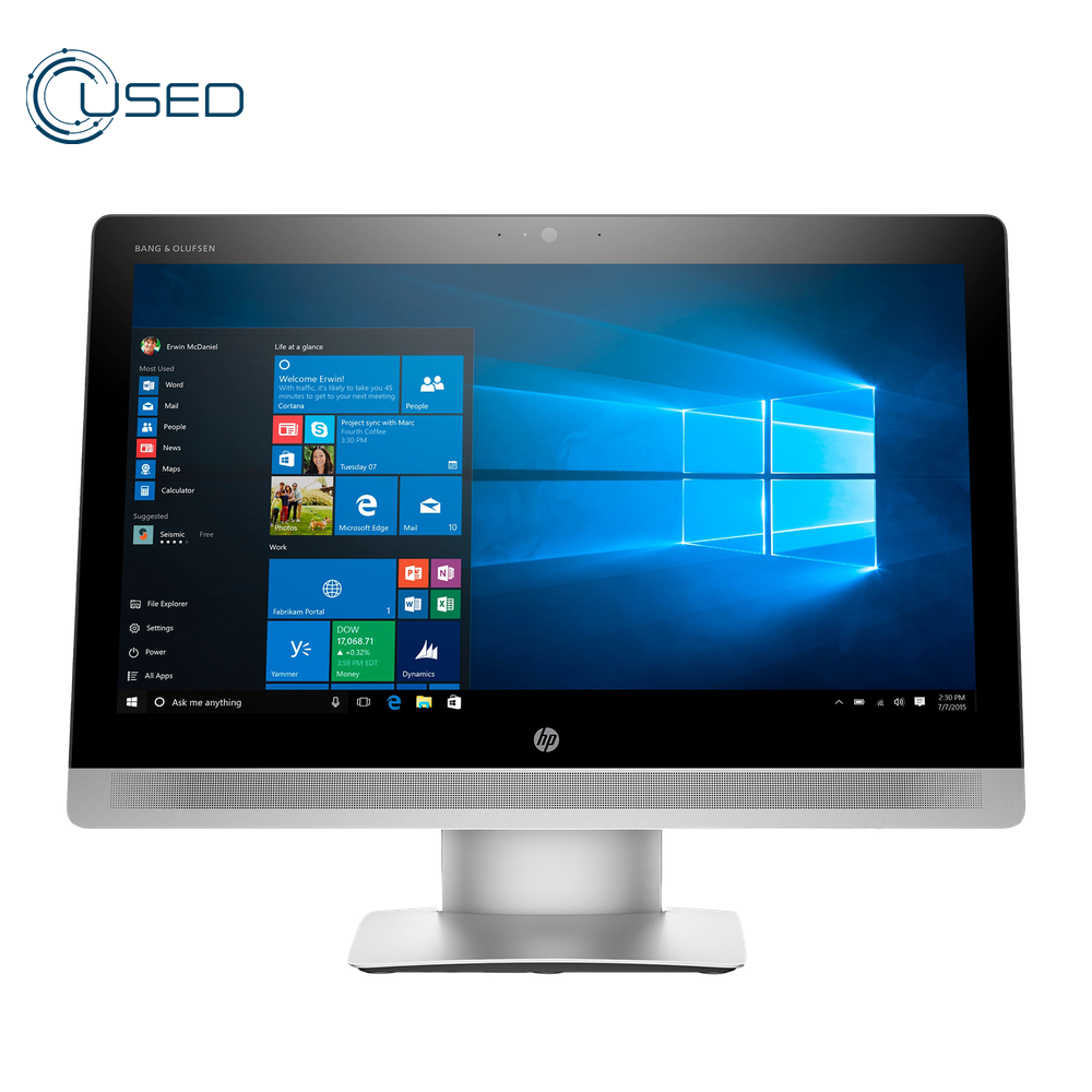 Pc Used All In One Hp Eliteone 800 G2 (I5/6500 - 8G Ddr4 - 128G SSD + 1T HDD - Intel HD Graphics 530 - Wifi - Bluetooth - Dvd - Cam - 23 Inch)