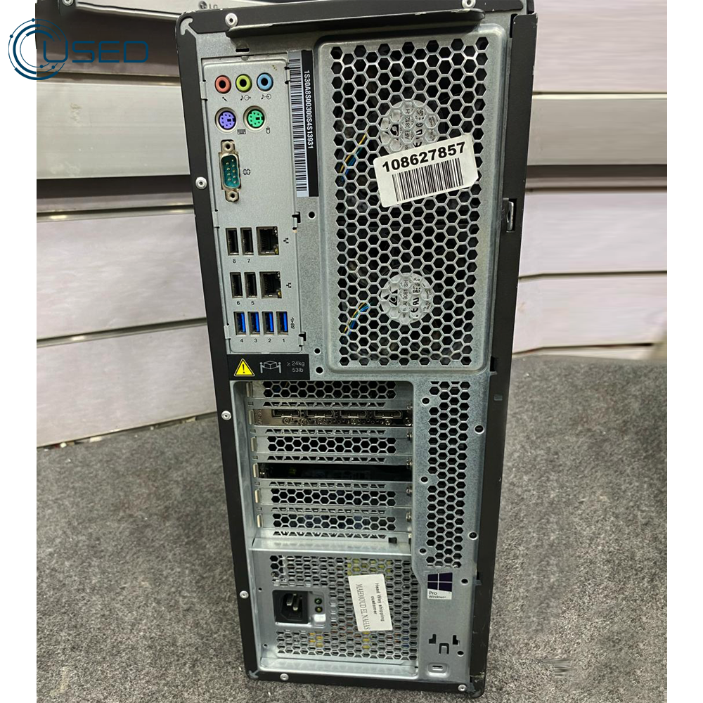 PC Used Lenovo ThinkStation P700 Workstation (2 CPU Xeon E5-2680 V3 2.50/20Mb Cash 8 Core - 32G DDR4 - No Hard - Quadro K4000 3G DDR5 - 650W)