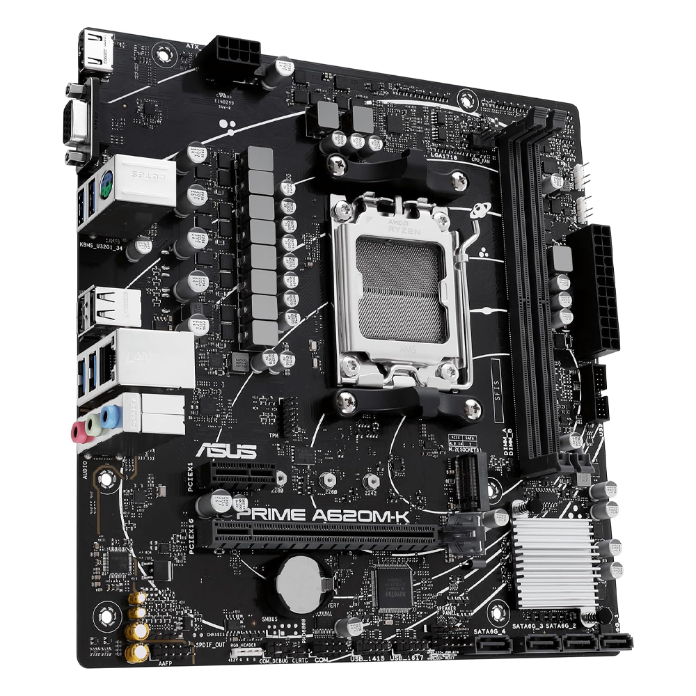 ASUS Prime A620AM-K AMD AM5 Motherboard