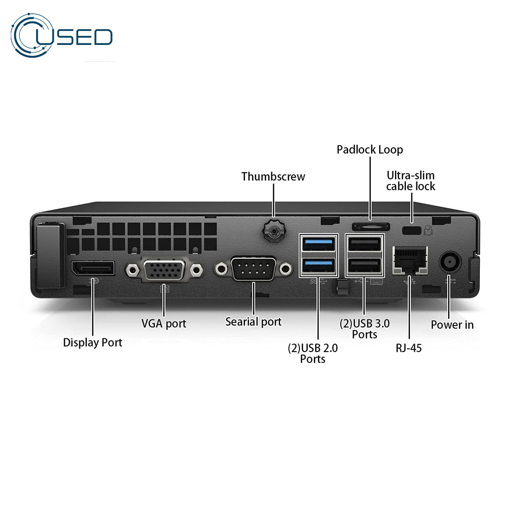 PC Used Desktop HP Mini 400 G2 (I5/6500T - 8G DDR4 - 128G SSD - Intel HD Graphics 530)