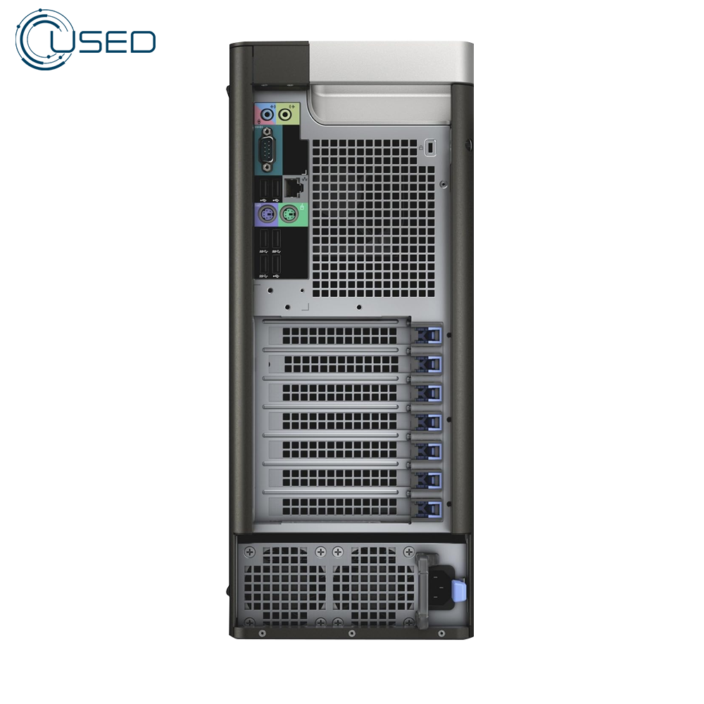 PC Used Workstation Dell Precision T7810 (2 Cpu Xeon E5-2667 V3 3.20/20MB Cash 8 Core - 16G DDR4 - No Hard - Quadro 4000 8G DDR5 - 685W)