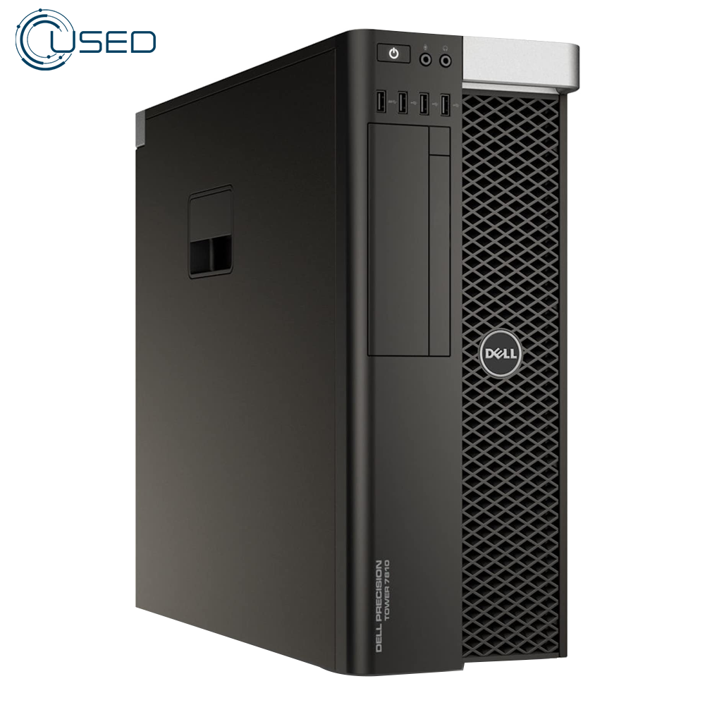 PC Used Workstation Dell Precision T7810 (2 Cpu Xeon E5-2667 V3 3.20/20MB Cash 8 Core - 16G DDR4 - No Hard - Quadro 4000 8G DDR5 - 685W)