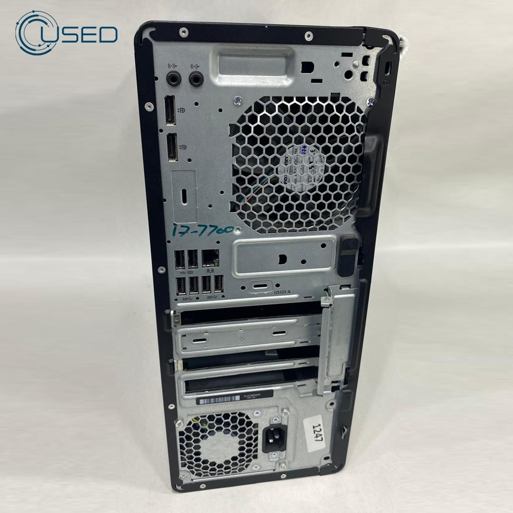 PC Used Tower HP EliteDesk 800 G3 (I7/7700 - 8G DDR4 - No Hard - Intel HD Graphics 630 - DVD)