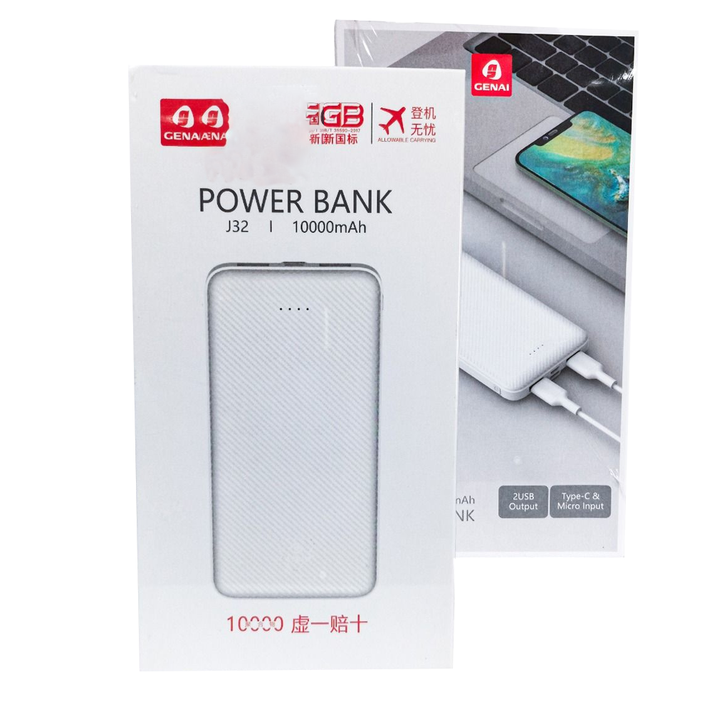 Power Bank 10000Mah Genai J32