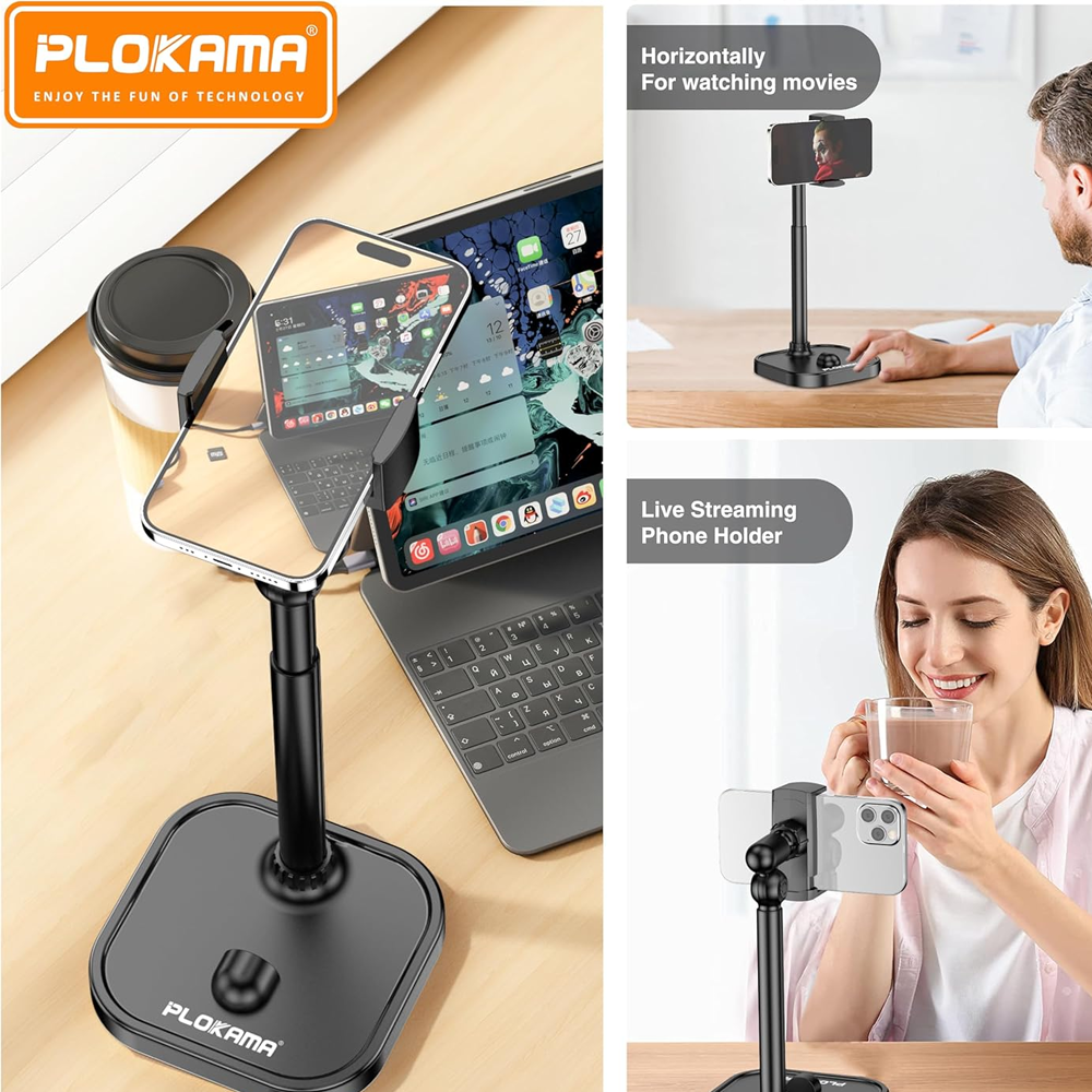 Plokama DT-80 360° Rotating Phone/Tablet Stand Holder