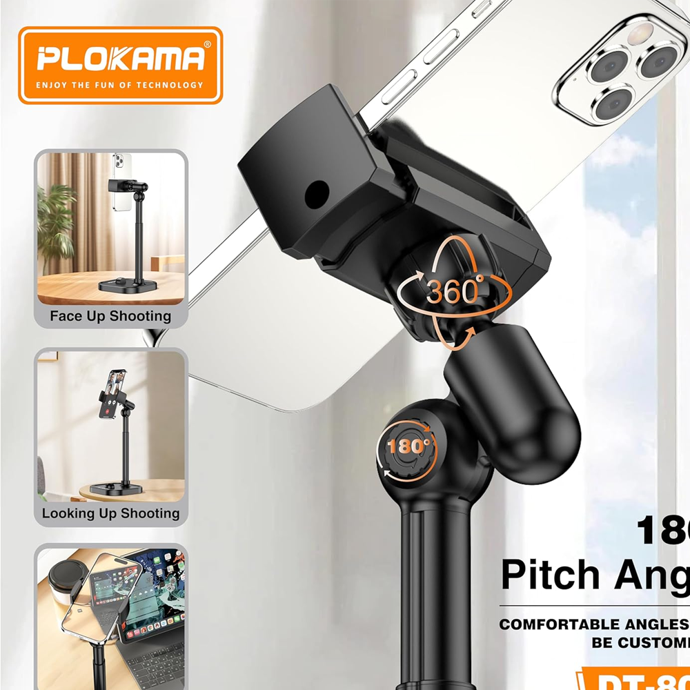 Plokama DT-80 360° Rotating Phone/Tablet Stand Holder