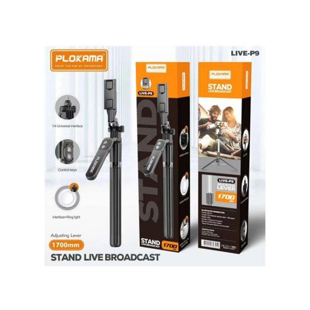 Plokama Live-P9 Led Tripod 1.70m