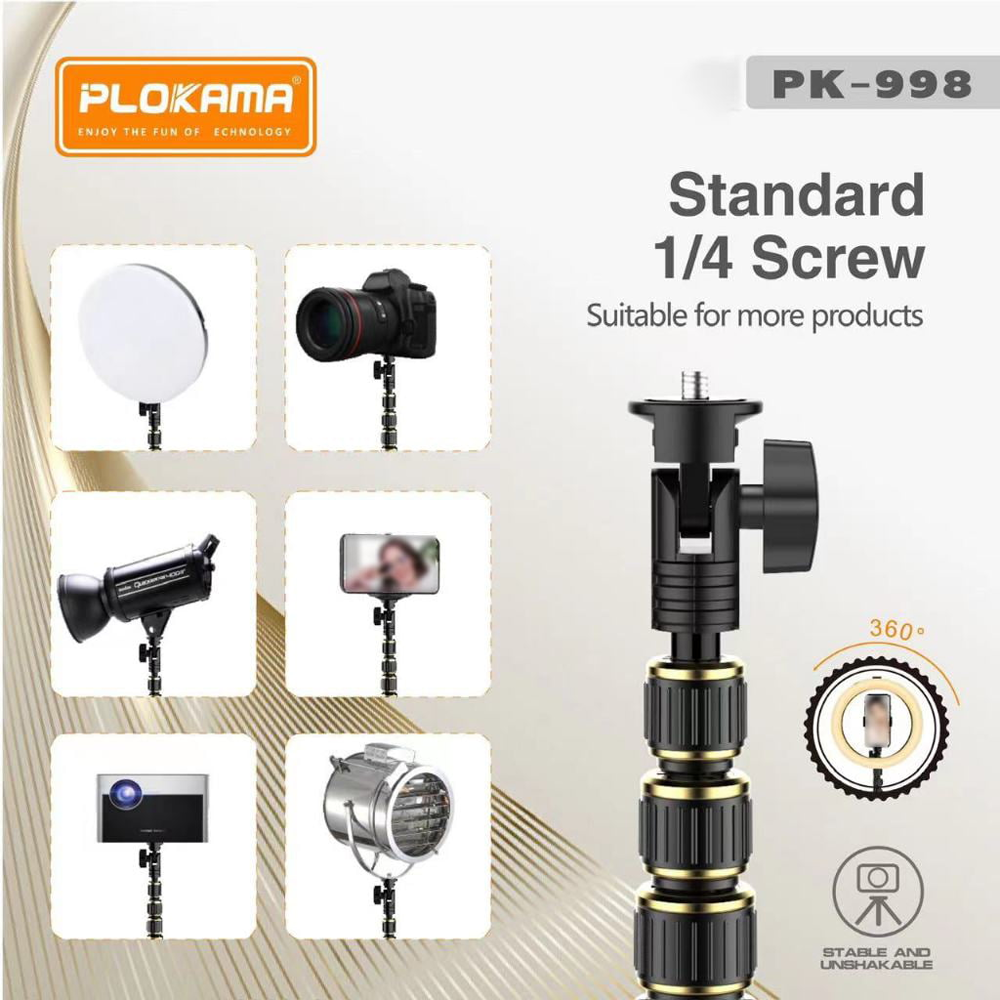 Plokama PK-998 Photograph Tripod 2.0m