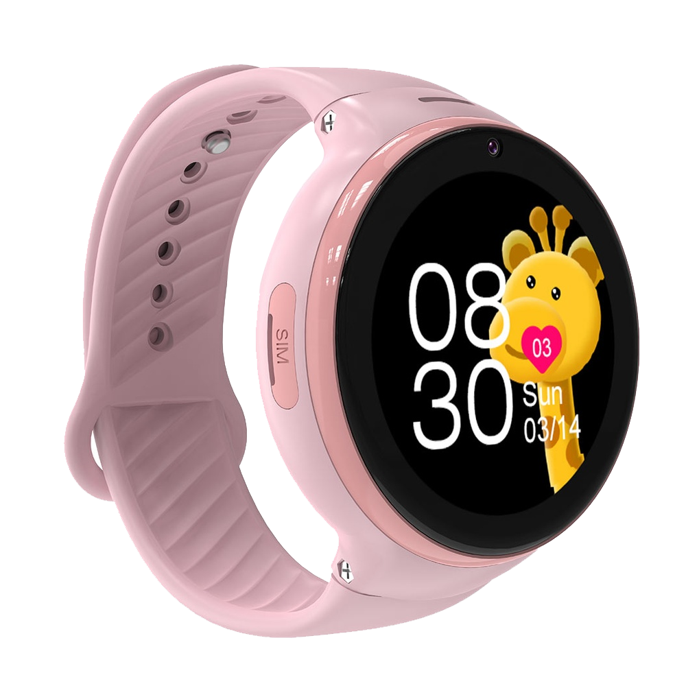 Porodo Kids GPS 4G Smart Watch - Pink
