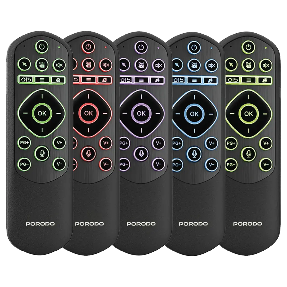 Porodo Miko Mini Bluetooth Keyboard 6-Axis Gyro Sensor - Black