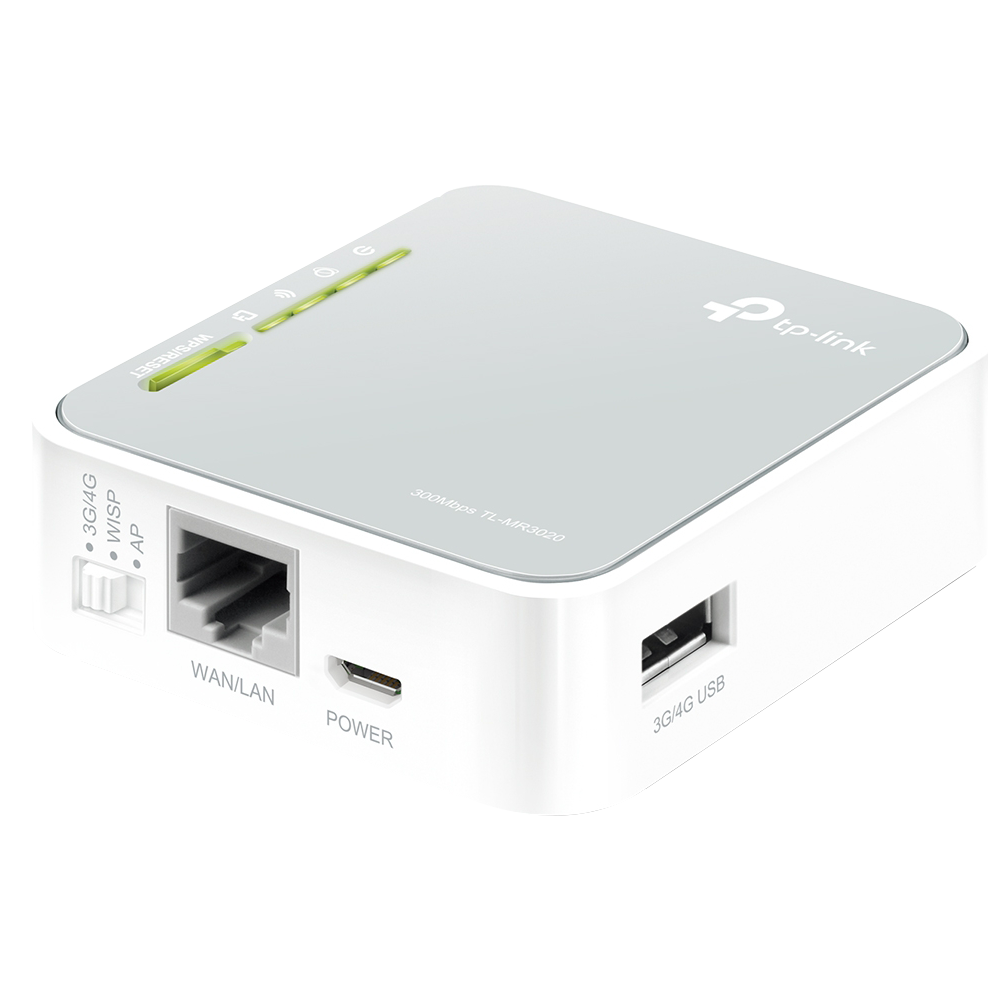 ROUTER PORTABLE TP-LINK TL-MR3020 USB MODEM 3G/4G