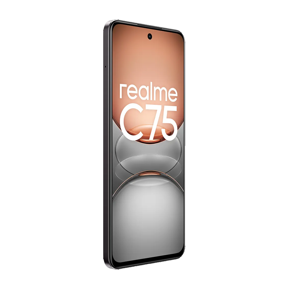 Realme C75 Mobile Phone (8GB Ram - 128GB Rom) - Storm Black