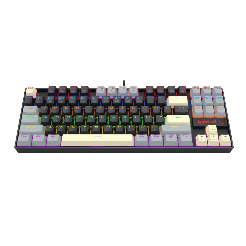 Keyboard USB Mechanical Redragon Kumara (Blue Switch) K552LGY-R