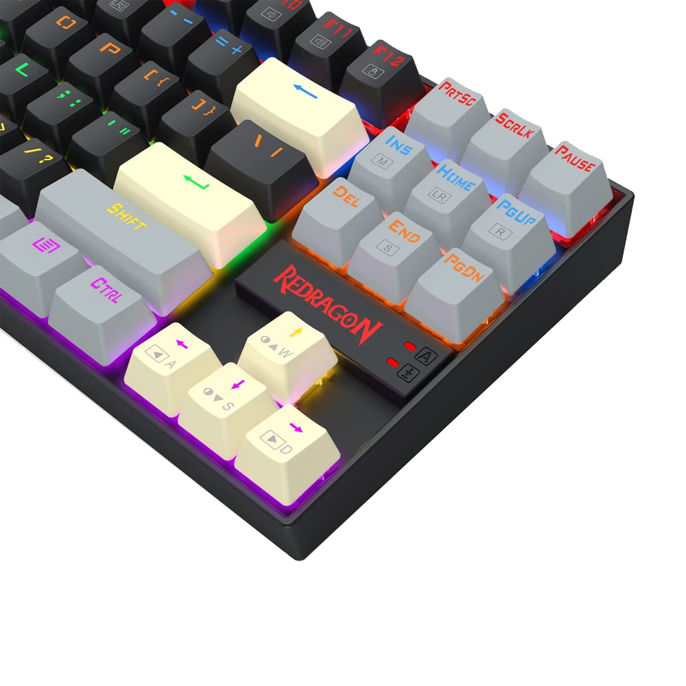 Redragon Kumara K552LGY-R Red Switch Wired Mechanical Gaming Keyboard