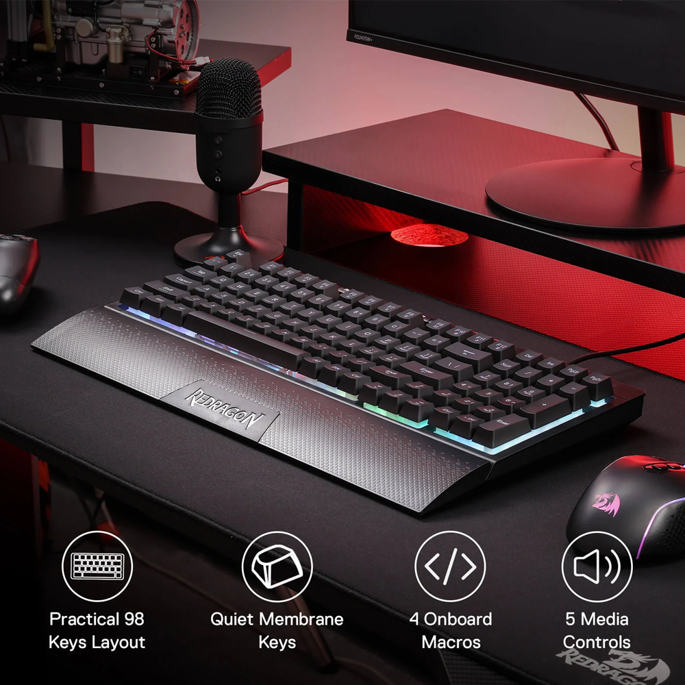 Redragon Shiva 98 K515-RGB Wired Gaming Keyboard