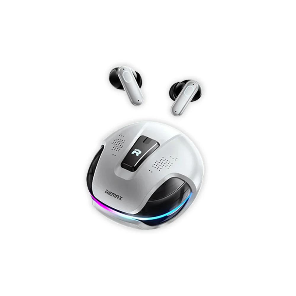 Remax GameBuds G9 RGB True ANC Earbuds - Silver