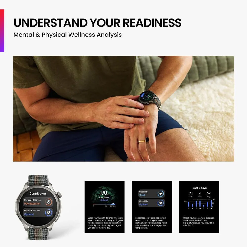 Smart Watch Amazfit Balance - Midnight