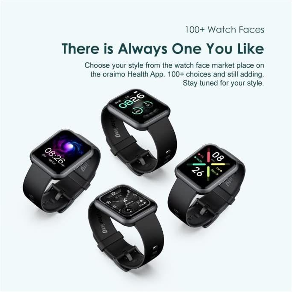Oraimo Watch 5 Max OSW-804 Smart Watch - Chrome