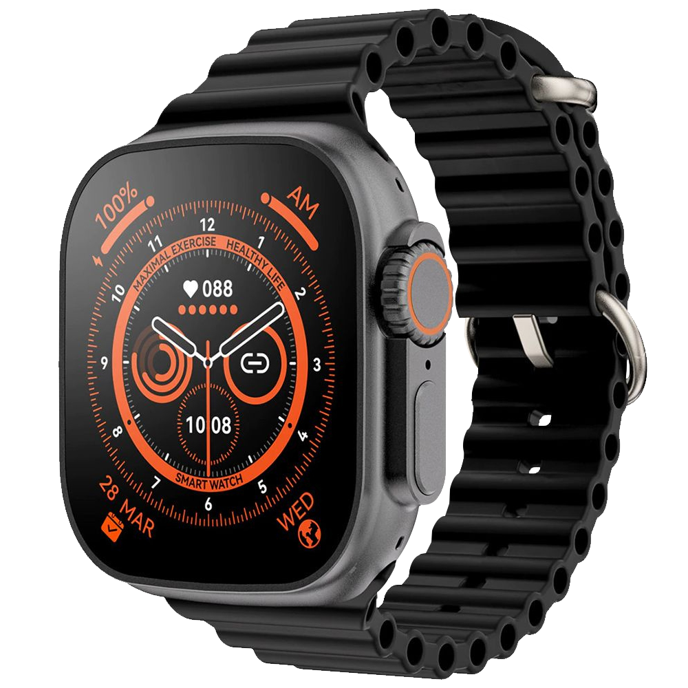 Smart Watch W&O X8+ Ultra - Black