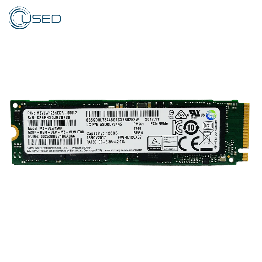 SSD M.2 NVMe 128G (Original Used)