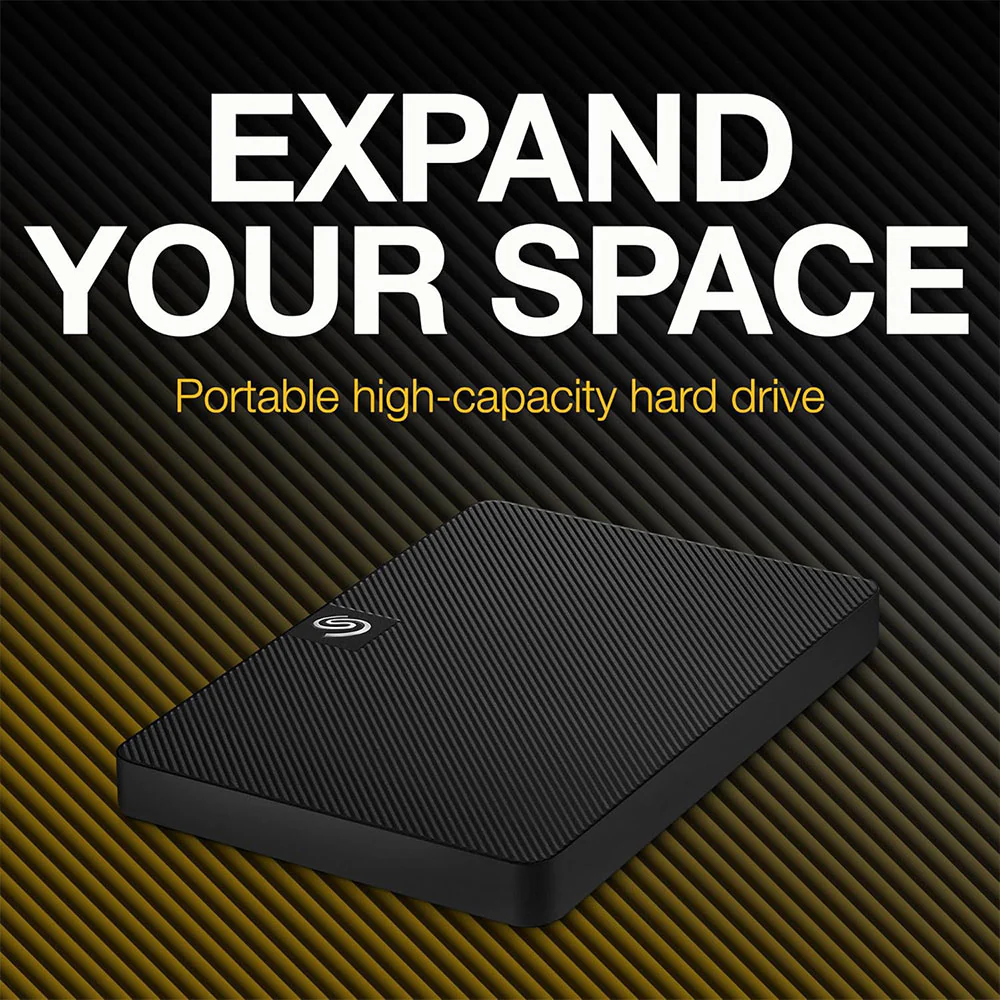 Seagate Expansion 1TB External HDD - Black