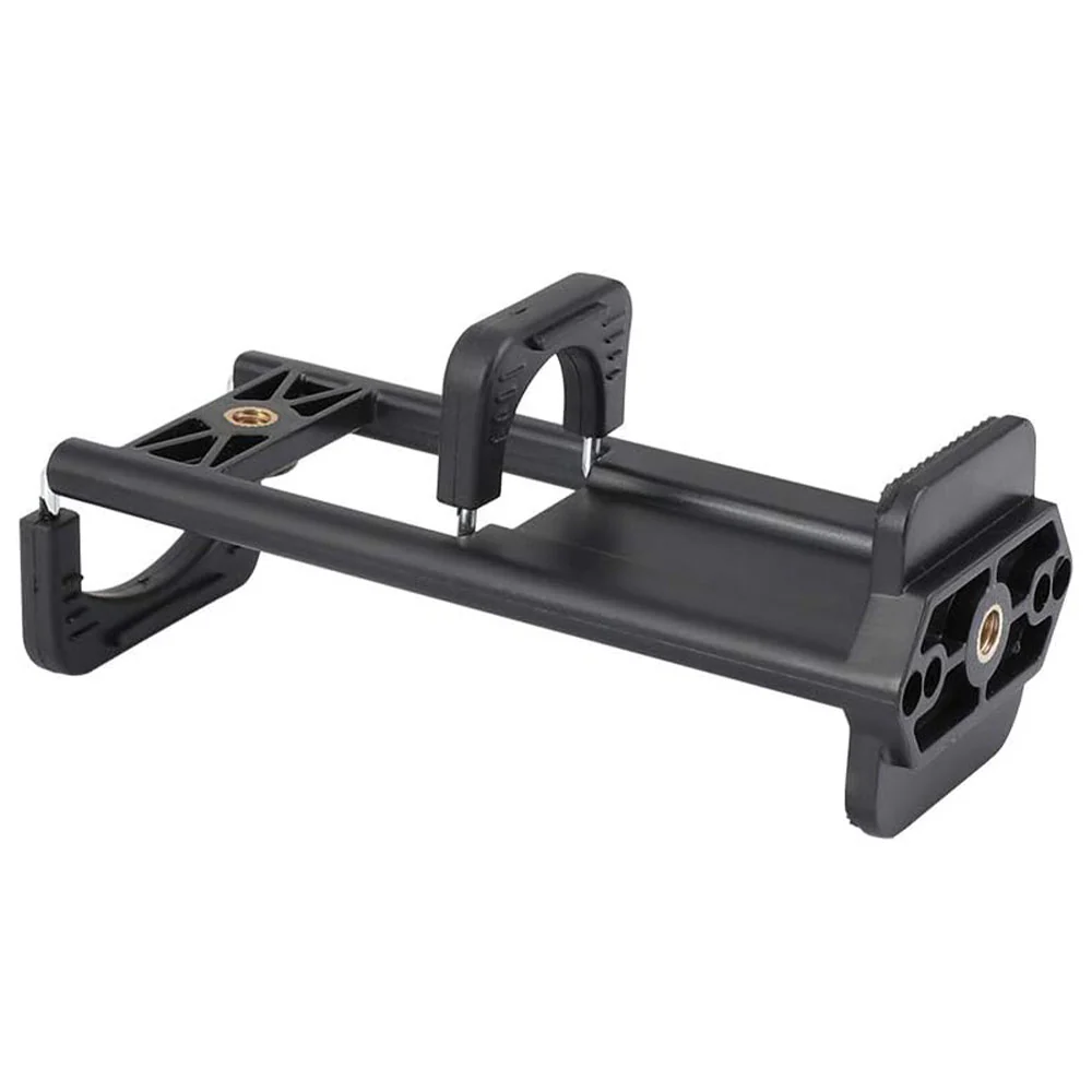 Selfie Stick & Tripod Mount Plastic Double Phone Clamp