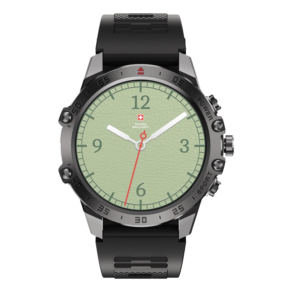 Swiss Military DOM 5 Smart Watch - Silicone Strap Black