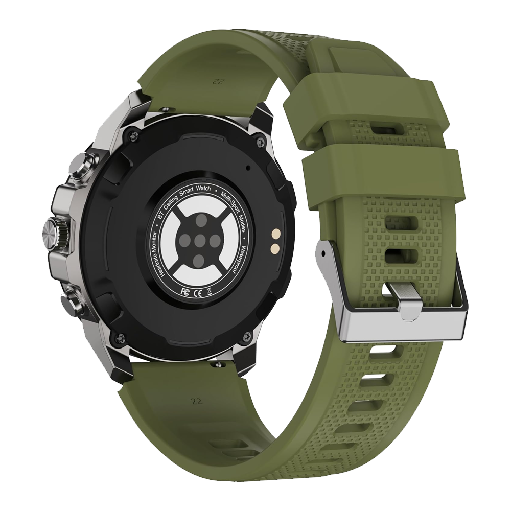 Swiss Military DOM 5 Smart Watch - Silicone Strap Green