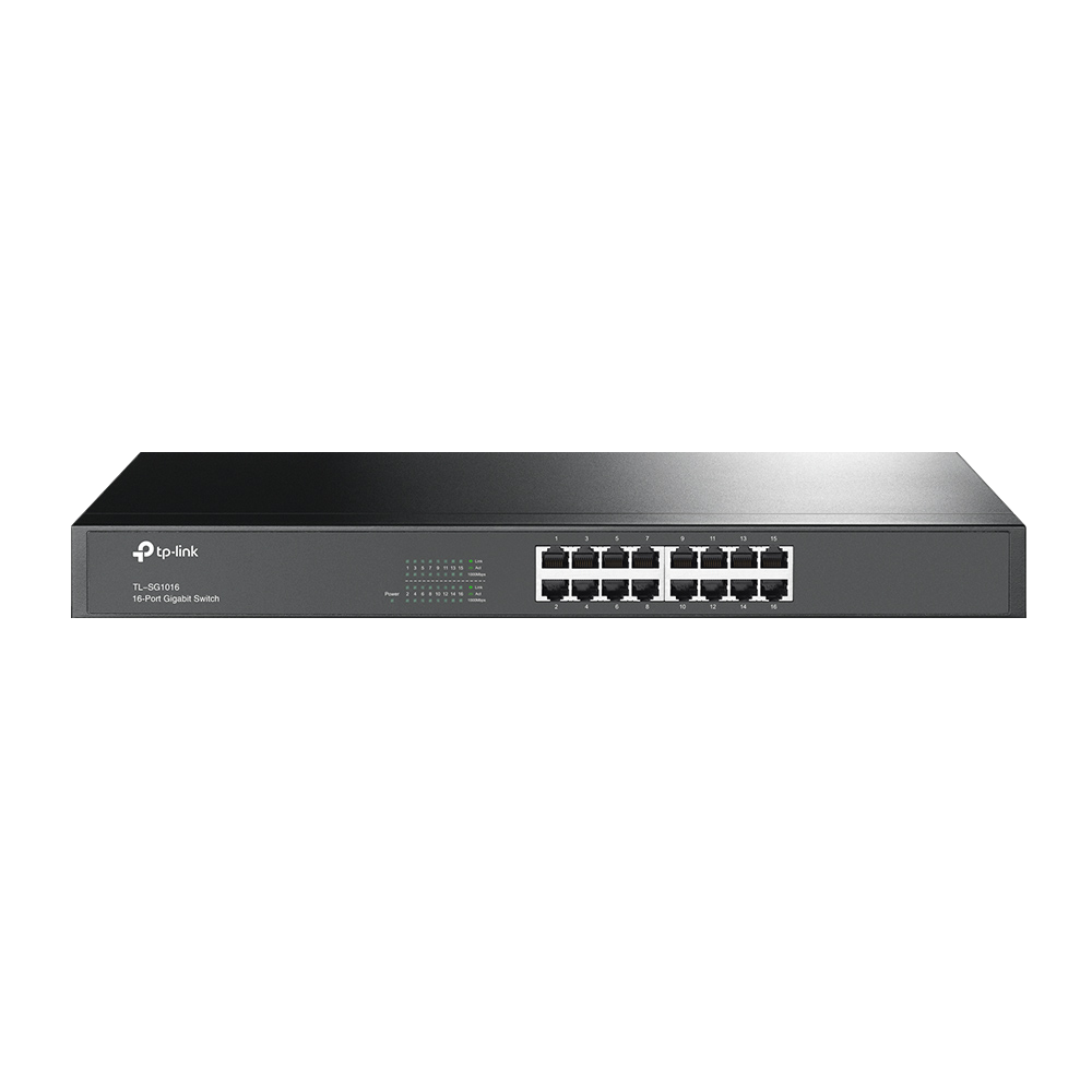 Switch 16 Port TP-Link TL-SG1016 Gigabit Rackmount 10/100/1000