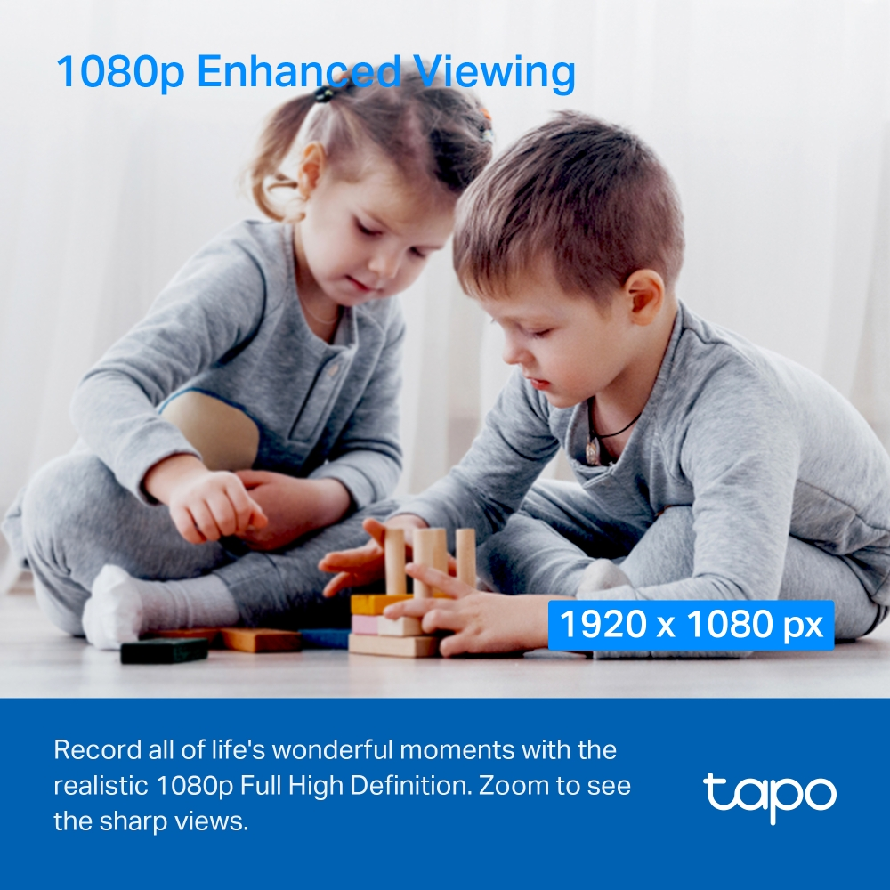 TP-Link Tapo C200C Pan/Tilt Home Security Wi-Fi Camera 2MP 4mm Indoor