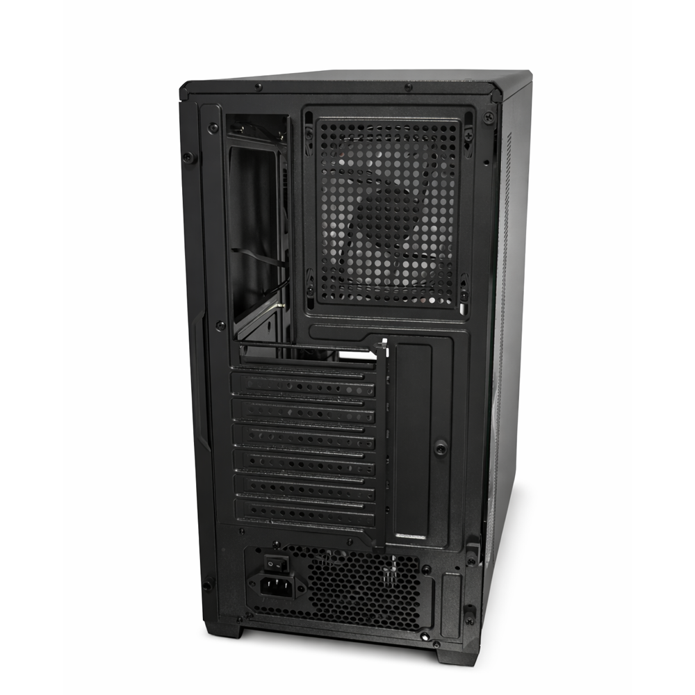 TechnoZone C750 Caraxes RGB Mid Tower Case + 80 Plus 650W Power Supply