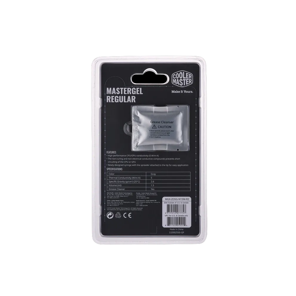 Thermal Paste CPU Cooler Master Mastergel Regular