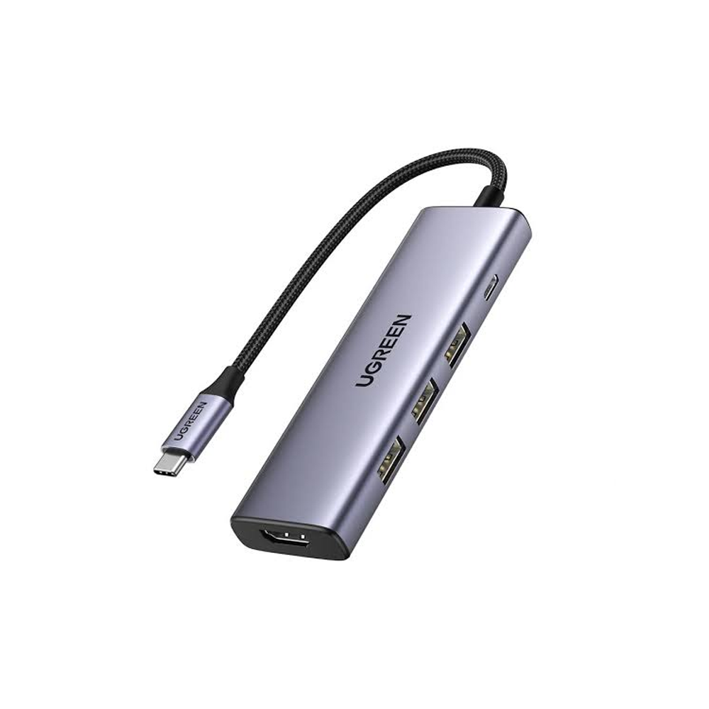 Ugreen CM511 15596 5-in-1 Type-C HUB (3 x USB 3.0 - HDMI)