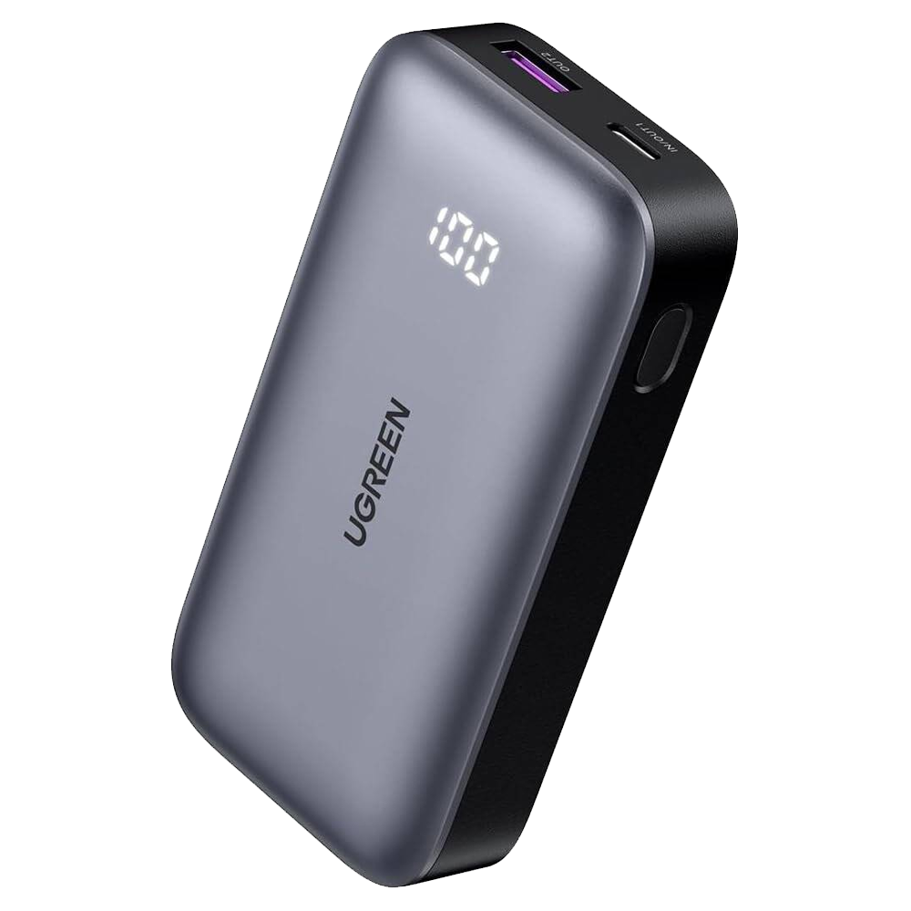 Ugreen Nexode 25185 PB502 Type-C + USB 30W Fast Charging Power Bank 10000mAh - Space Grey