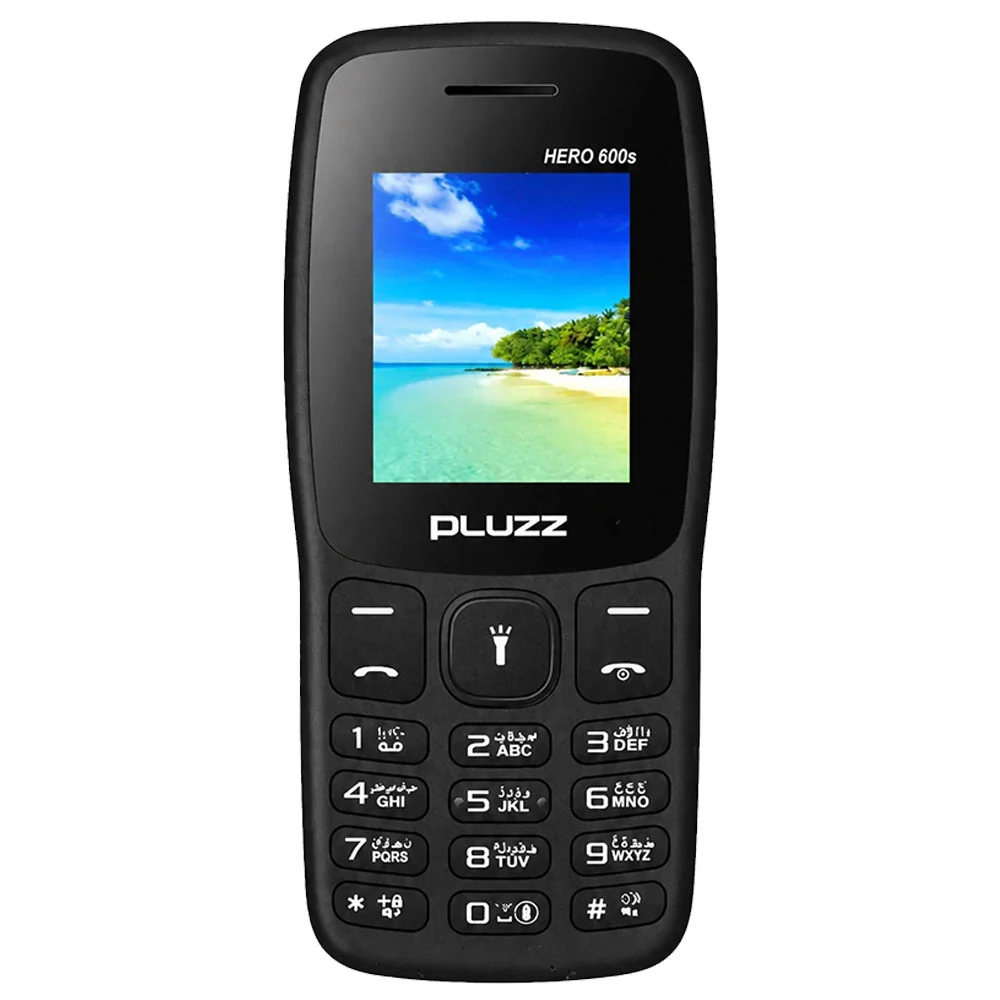 Pluzz Hero 600s Dual Sim Mobile Phone - Black