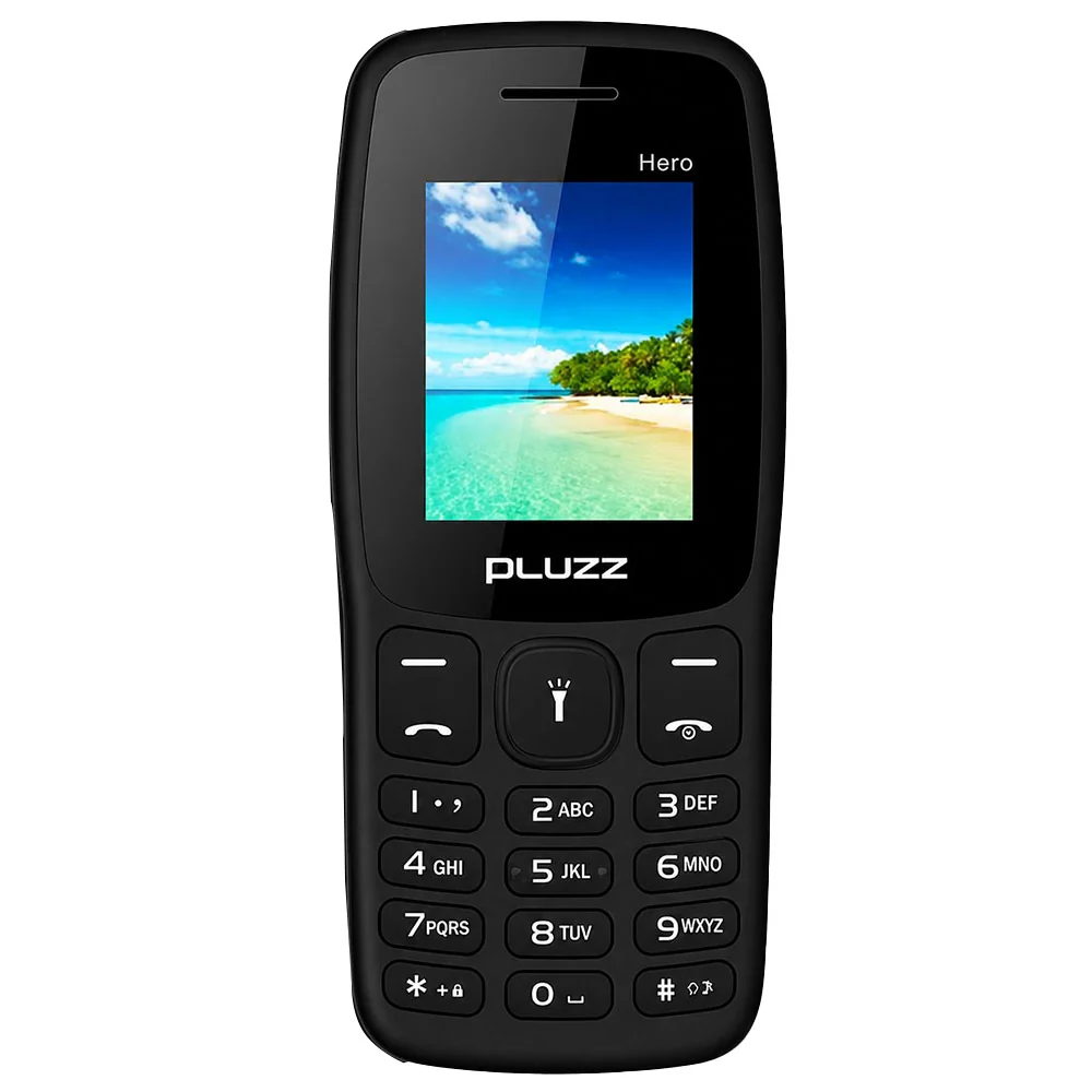 Pluzz Hero P5160c Dual Sim + Camera Mobile Phone - Black