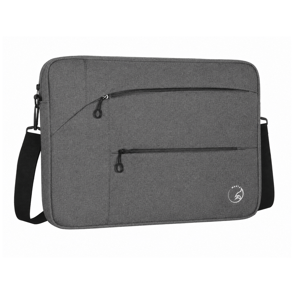 Manta Ray S501 15.6 Inch Laptop Shoulder Bag - Gray