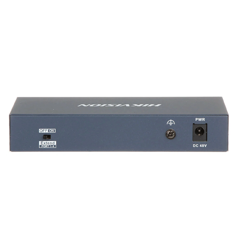 Hikvision DS-3E0106P-E/M 6-Port (4 Port PoE + 2 Port Uplink) 10/100Mbps Unmanaged Switch